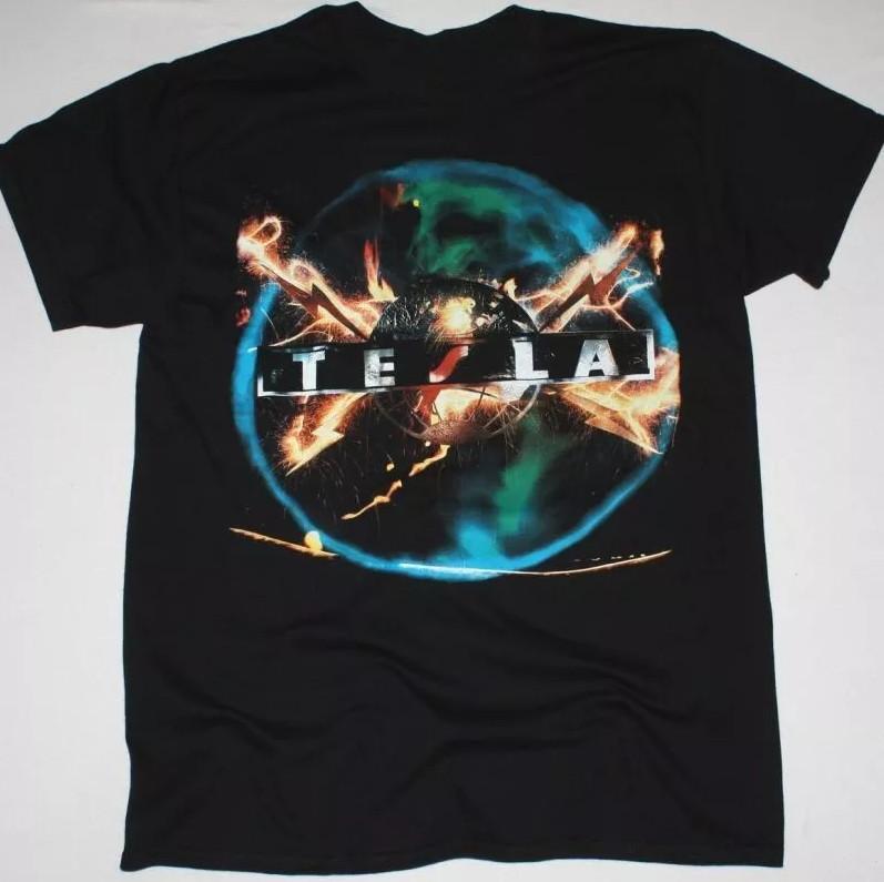 Tesla Band Rock Band Album Cover T-shirt, size S-4XL