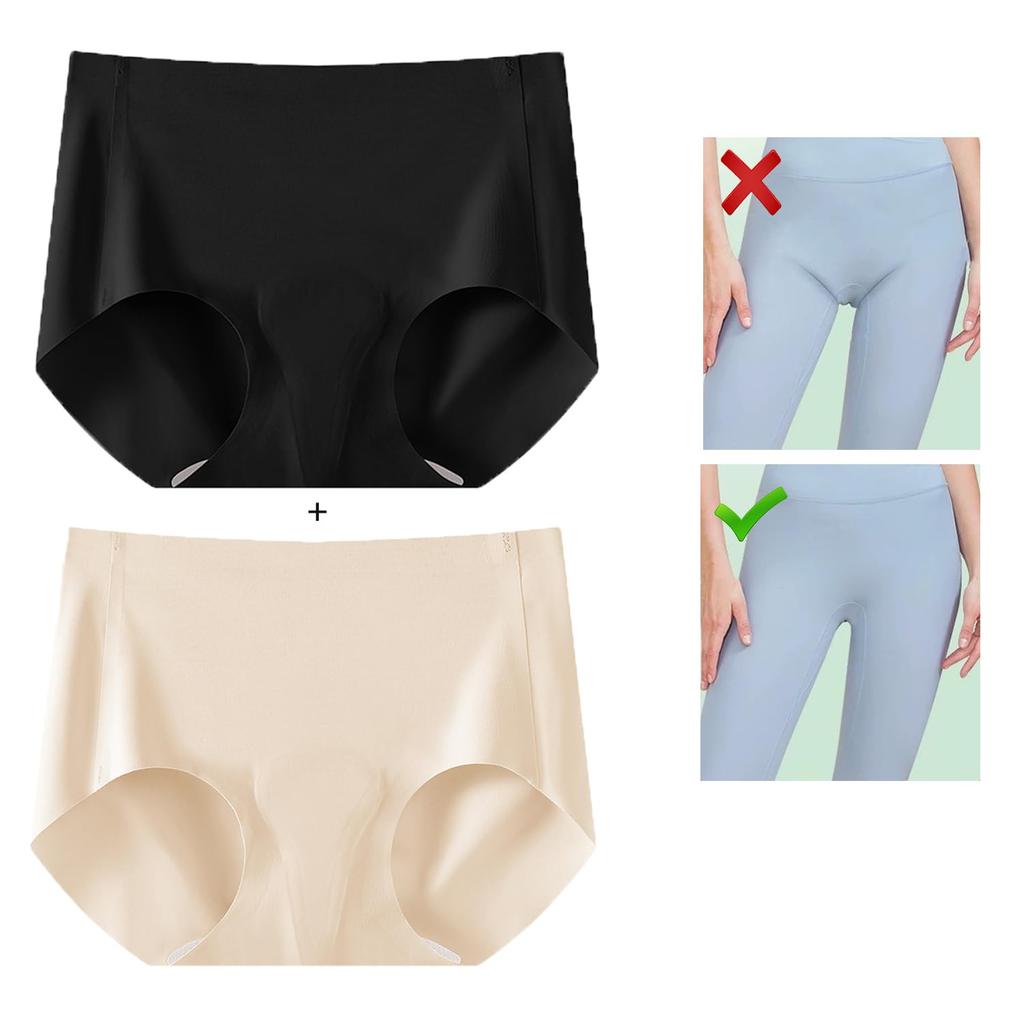 Yartar Yoga Shorts Set with Crotch 7A Antibacterial and Seamless Perfect for the and Skin Size Women's (2-Piece Pads), Odor-Resistant, Panties,