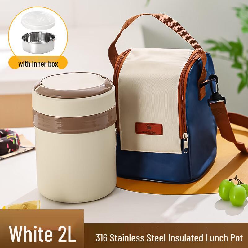 2L Stainless Steel Insulated Lunch Box