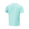Li Ning Sports Comfortable Letter Print Short Sleeve T-Shirt Unisex Tops Island-Blue AHSV615-1