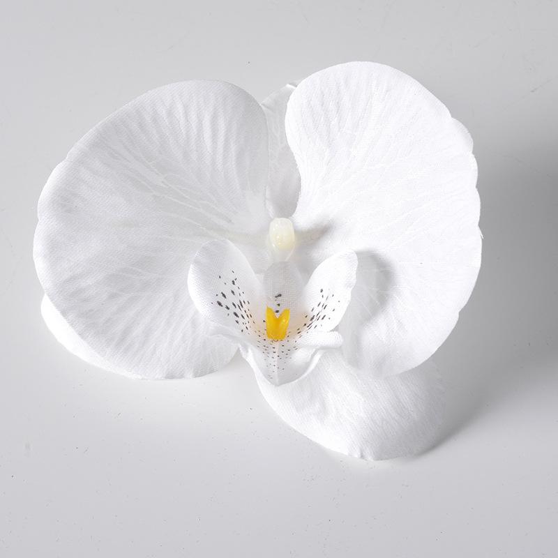 5pcs Simulated Film Butterfly Orchid Flower Head Petals Flower Accessories Headwear Hairclip Handmade Wedding Gift Decoration