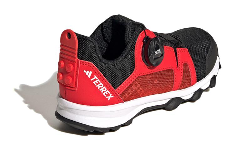 adidas Terre Comfortable Slip Resistant Low Top Running Shoes Red Teenagers IG7954