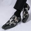 Fashion Luxury Designer Gentleman Business Mixed Leather Casual Shoes Men's Monk Strap Loafers Formal Wedding Dress Homecoming  Footwear
