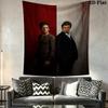 DEXTER Wall Tapestry Aesthetic Wall Hanging Printed Fabric Blanket Decorative Tapestries for Bedroom Living Room Home Decor