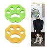 Daily necessities Laundry Hair Collection Paw Rubber Set of 2 Laundry Balls for Laundry Pet Hair Loss Cleaning Cleaner Hair Removal Set of 2 Dogs