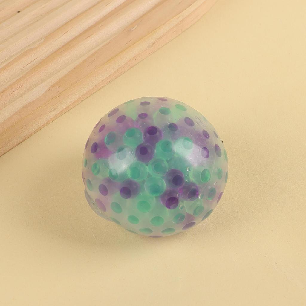 Squeeze 2Pc/Bag Vent Ball Soft Rubber Pinch Vibrant Multi-Colored Grape Ball Toy Stress Easing Party Favors Kids Birthday Party Supplies Gift