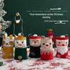 Women's Red Christmas Mid-Tube Socks - Cute Japanese Style Wedding Design