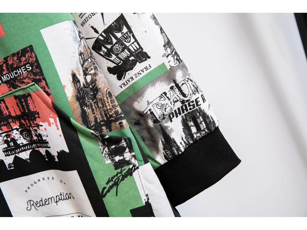 2025 Korean Style Mickey Print Oversized Round Neck Sweatshirt - Women's Long Sleeve Top for Spring & Autumn