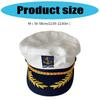Adjustable Cotton Sailors Hat Classical 2000s Embroidered Cosplay Hat For Women And Men
