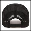 UV CZA010 [White Fang] Hat, Casual, Embroidered, Cap, Outdoor, Protection, Casual, Men's, Women's, (Black)