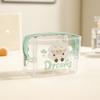 Cute Wallet Mini Data Cable Hair Accessories Storage Bag Transparent PVC Handbag Portable Makeup Bag