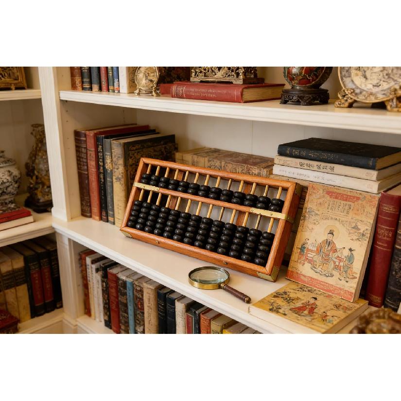 MAGIKON Vintage-Style Chinese Wooden Abacus, Chinese Lucky Calculator