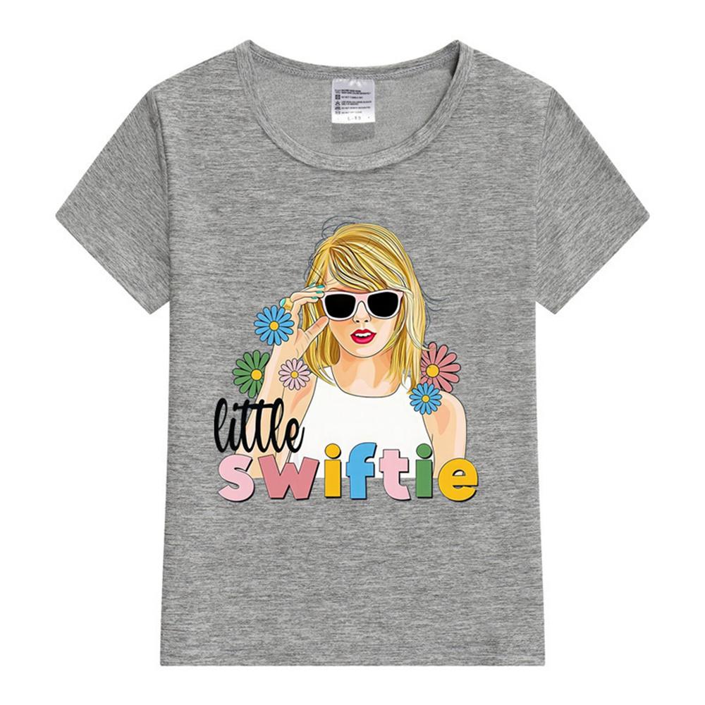 

Hot Sale Little Swifty Kids T-Shirt Print Kids T Shirt Cute Girls Summer Tops Baby Boys Clothes Children Short Sleeve T-shirt S