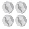 Metal Coupler Hexagonal Wheel Seat for Wltoys 144001 124018 RC Car Spare Parts 124018‑1950