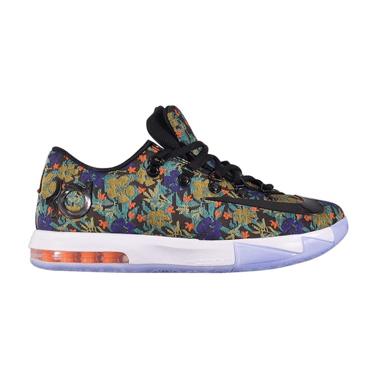 

Мужские кроссовки Nike KD 6 Ext QS Floral Multi-Color разноцветные черные 652120-900