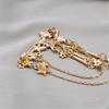 Elegant Rhinestones Star Brooch With Chain Fringe For Women Stylish Accessory for Dresses and Coats Decoration