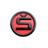 for Skoda 1PC 80mm/90mm Car Front Head Rear Tail Trunk Badge Sticker S Logo Octavia Rapid Fabia YETI A7 Superb KAMIQ Scala VRS xkbf53
