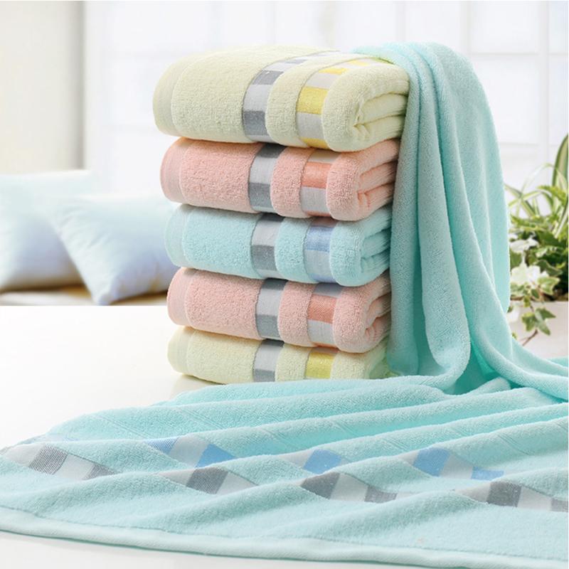 2pcs Cotton Ultra-absorbent Premium Large Bath Towel Set Bathroom Towels Hotel Grade Bath Towels