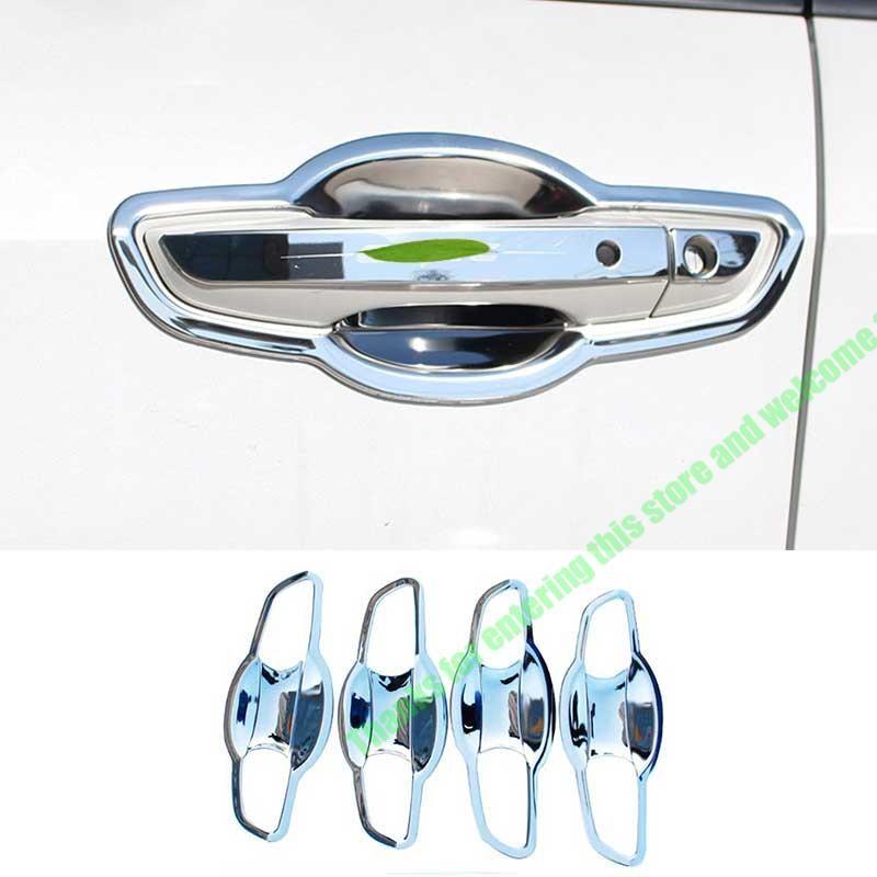 For Honda Civic 2016-2021 Steel Chrome Exterior Side Door Bowl Cover Trim 8Pcs