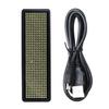 Mini LED Digital Programmerbar Oppladbar Rullende Navn Melding Tag Skilt