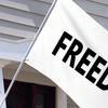 Freedom Flag Garden Charlie Banner with Grommets Outdoor Fade-Resistant Patriotic Flag for Deck Patio Porch Backyard Decoration