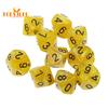 Mehrseitige einfarbige TRPG-Spiel D10 polyedrische Würfel – 10-teiliges Set, lebendige Farben, perfekt für Party-Requisiten