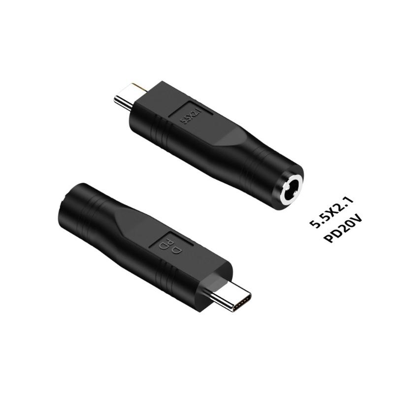 9Pieces Type C Input to Female Output PD100W Conversion Adapters for Laptops with Fast PD Charging and Safety Features