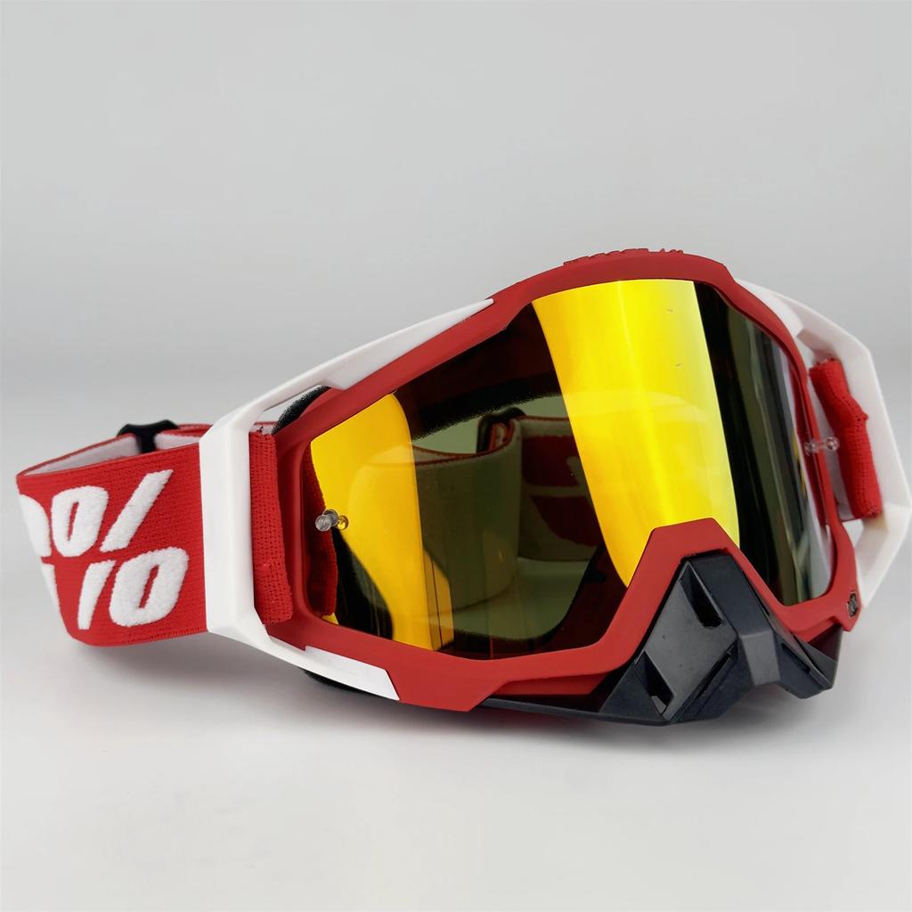 100% Off-Road Goggles Motorcycle Off-Road Goggles Windproof Sand Anti-UV Glasses Outdoor Helmet Accessories