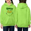 Children's Long-sleeved Loose-fitting Pullover Hoodie With Drawstring And Solid Color