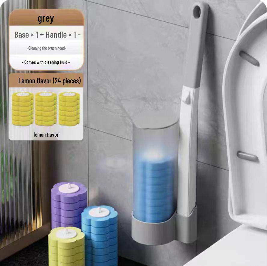 Set scopino per WC usa e getta: Sterile, Senza Angoli Morti, Manico Lungo per Pulizie Domestiche