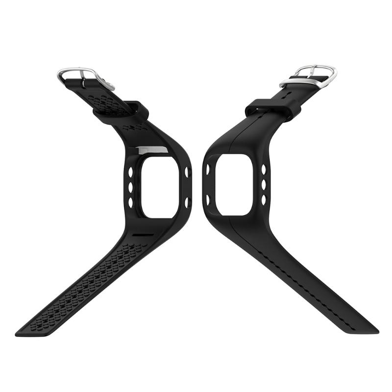 Pulseira de Pulso de Silicone Macio Pulseira de Substituição Pulseira de Relógio Acessórios de Pulseira para Polar A300