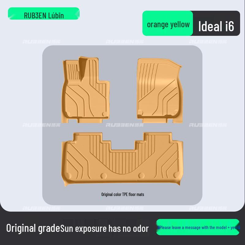 Ideal i6 Full Surround TPE Floor Mats for Five-Seater Cars, 25 Models