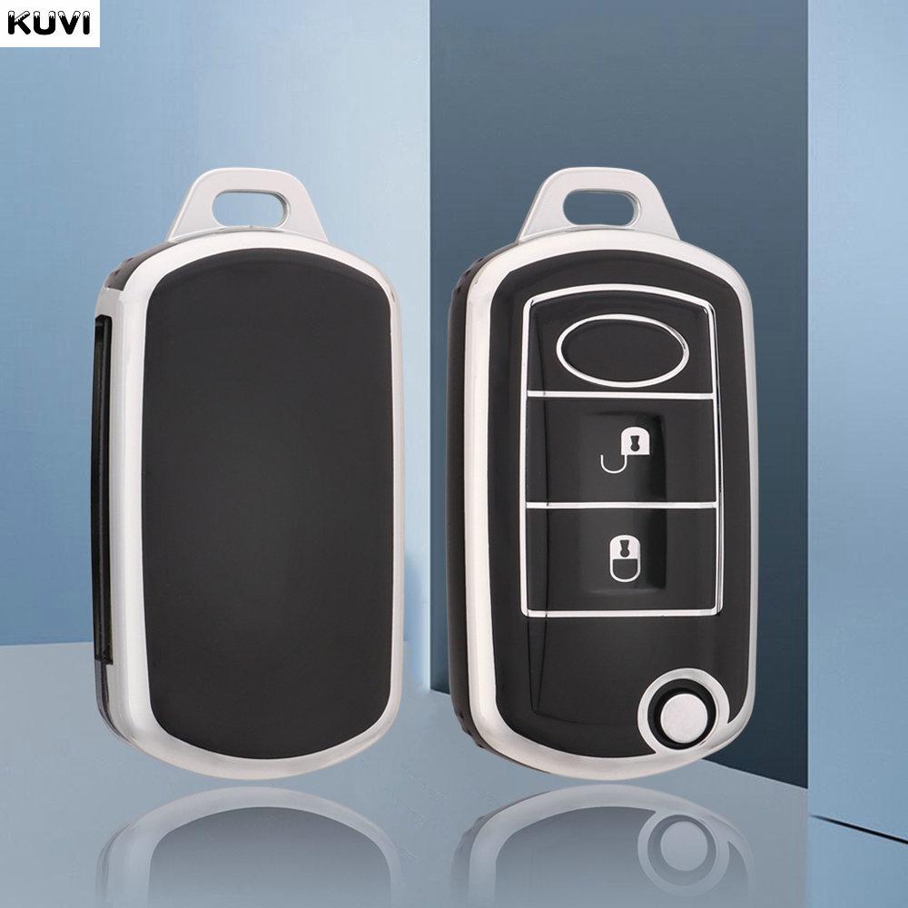 Husă nouă din TPU pentru cheie auto pliabilă, tip scoică, pentru Land Rover Range Rover Sport LR3 Discovery 3, 3 butoane, protecție tip breloc, accesorii