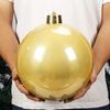 Durable Plastic Pearlescent Ball Pearlescent 15CM Holiday Decorations Ball Shape Xmas Ornament Ball Scene Supplies