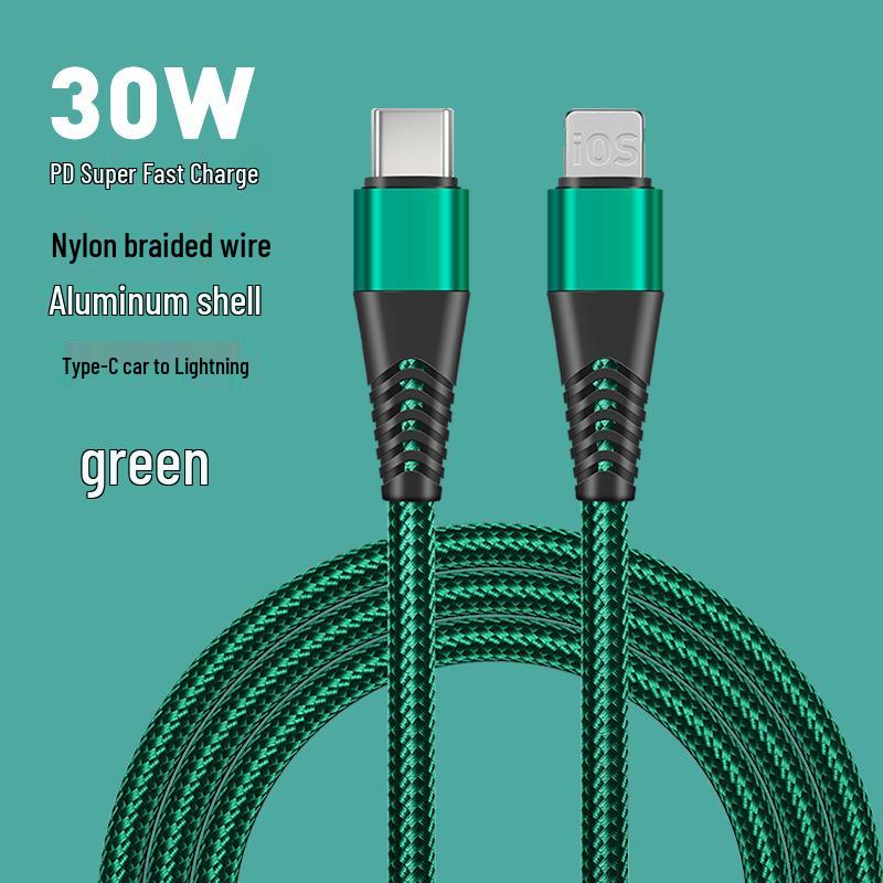 PD60W Geflochtenes C-zu-C Schnellladekabel für Apple/Huawei TYPEC Geräte