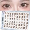 DIY Brown Lash Clusters Cat Eye Style Individual Lashes Women Eye Lashes  Eyelash Extension