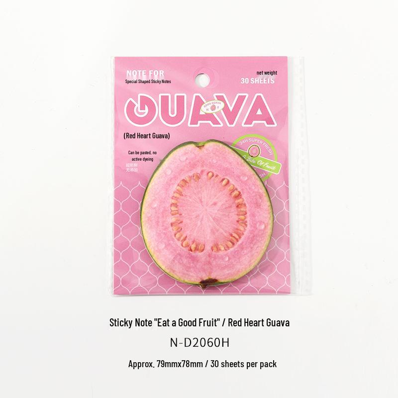 Good Fruit Creative Sticky Notes - Realistic, Reusable Tear-off Notes for Students