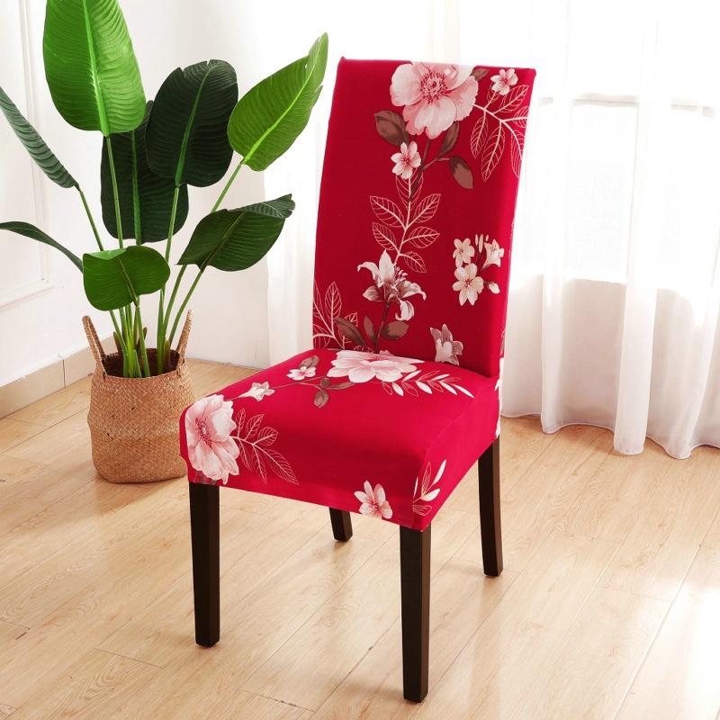 Dining Chair Cover Spandex Elastic Chair Slipcover Case Stretch Chair Covers Seat Case for Wedding Hotel Banquet Dining Room