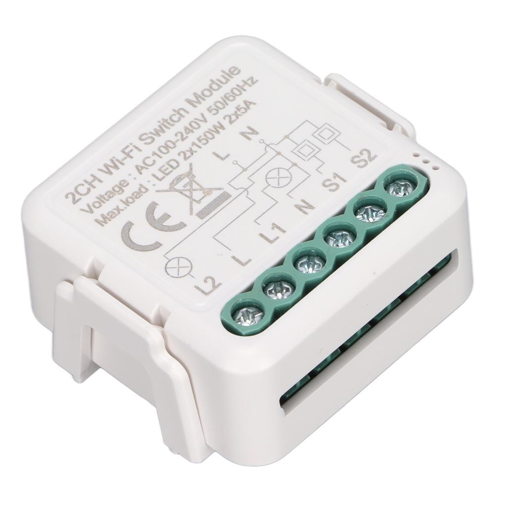 Smart-Schaltermodul WIFI Zwei-Wege Ein Aus Smart-Schaltermodul Automatisierung Sprachsteuerung WIFI