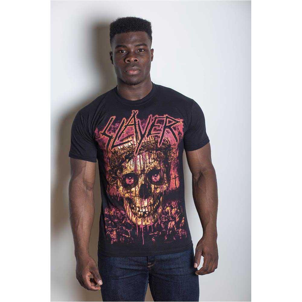 Goat Skull Slayer TShirt Cotton Graphic Tee Unisex Unisex Summer Streetwear