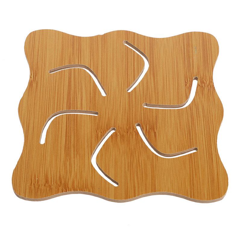 Cup Mat Wooden Tray Tea Coffee Cup Pad Heat Resistant Tableware Mug Mat Drinks Holder Placemat Decoration