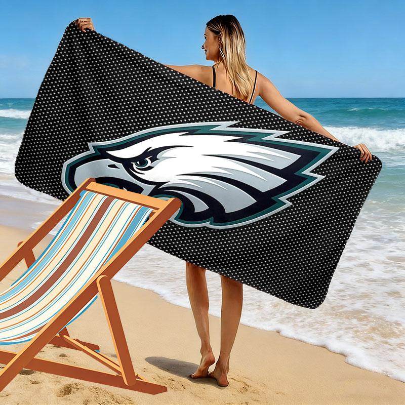 Eagles Print Beach Towel, Large Soft Quick Dry Towel for Beach Camping Swimming