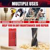 7 Pcs Extra Long Brad Point Drill Bit Set,12" 300mm Carbon Steel Wood Drill Bits Set,Fit for Bench Hand and Conventional Electric Drill