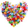 DIY Handicraft Materials Plush Stick / Pompoms / Wiggle Eyes Color Household Handicrafts Supplies Handmade Accessories TMZ