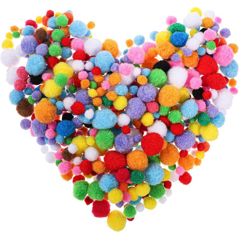 DIY Handicraft Materials Plush Stick / Pompoms / Wiggle Eyes Color Household Handicrafts Supplies Handmade Accessories TMZ