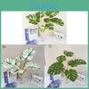 White Pattern Green Faux Plant For Wedding Decor Outdoor Event Photography Prop