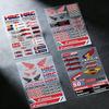 For HONDA Reflective Motorcycle Stickers, 3M Safety Warning At Night In the Dark Scooter Helmets