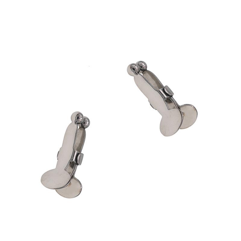 Strong Round Head Nipple Clamp Penis Electric Shock Pulse Sex Toys Sex Tools SM Female Adult Stainless Steel