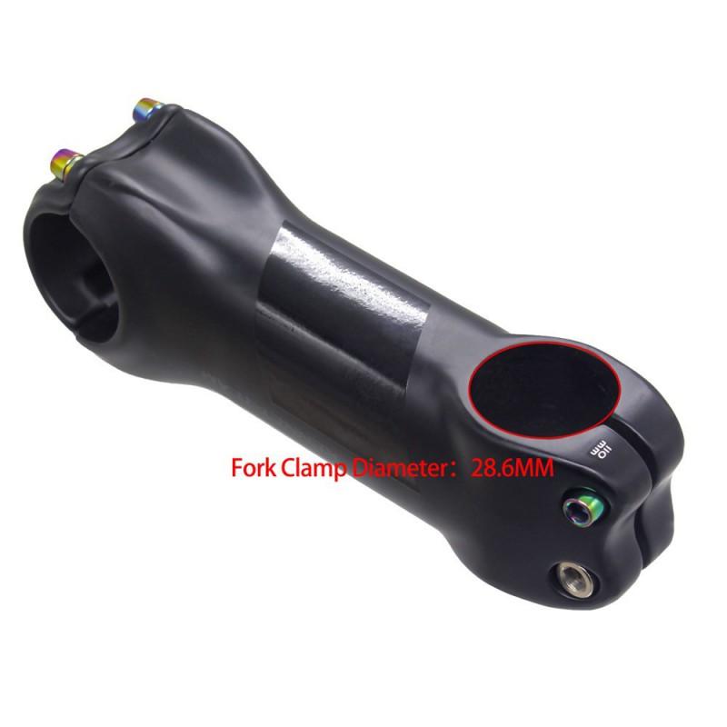 Carbon Fiber Bicycle Stem 6 Degree Rise 31.8mm Clamp Mountain Road Bikes 70-110mm Length