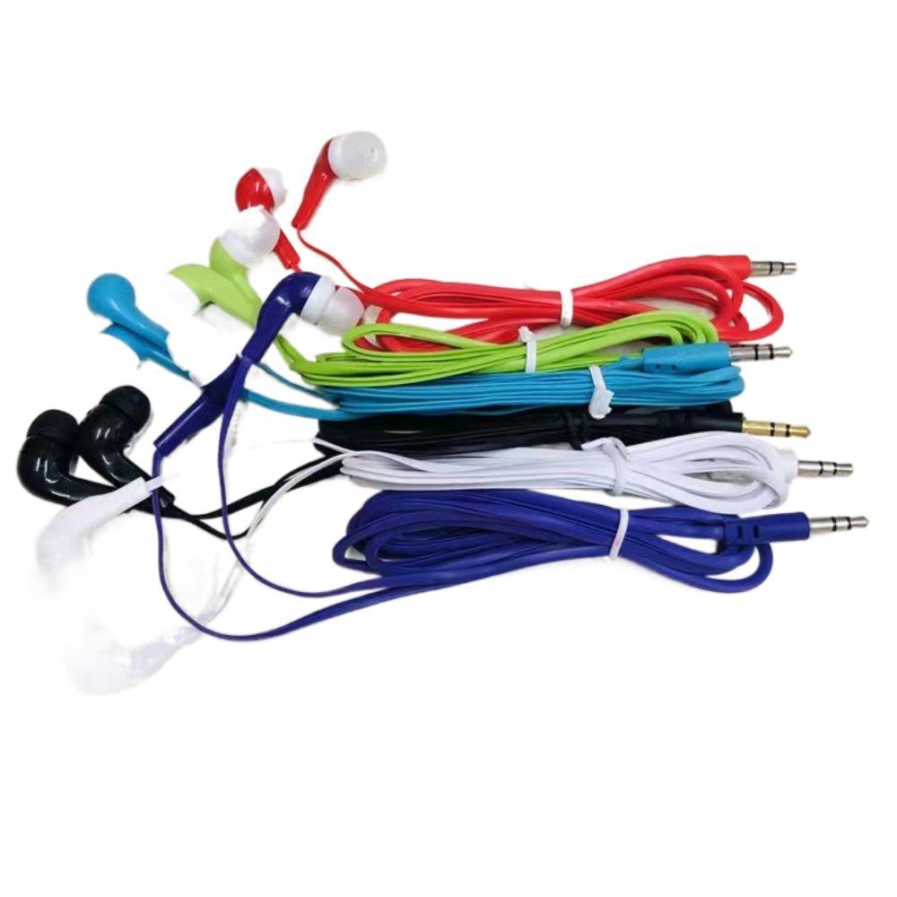 Earpiece 3.5mm Earbuds Stereo Wired Headphone Gifts HiFi Headphone  For Smartphone Laptop